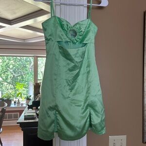 Green dress